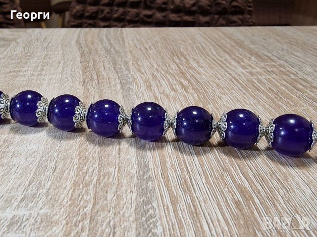 Уникална масивна огърлица и гривна от сребро и Пурпурен Аметист , снимка 4 - Други - 38775274