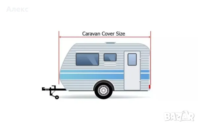 Kampa покривало за каравана 3.65-6.40 м, снимка 3 - Палатки - 48136074