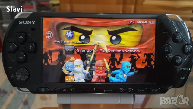 SONY PSP 3004+128GB+350Игри+Зарядно+Батерия GTA V FIFA Minecraft ПСП