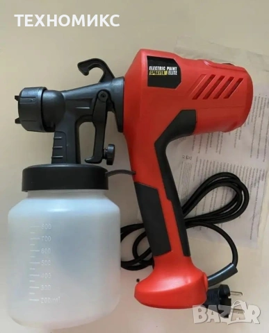 ПРОМО!!! Електрически пистолет за боядисване Electric Paint Sprayer El, снимка 10 - Други инструменти - 53694833