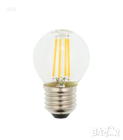 LED крушка 6W G45 4000K филамент VITO E27, снимка 1