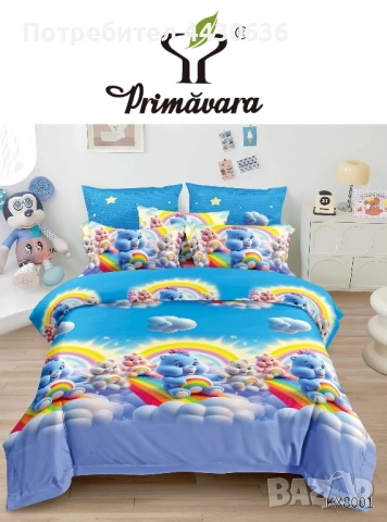🌈 ДЕТСКИ 3D СПАЛНИ КОМПЛЕКТИ – 7 ЧАСТИ 🌙, снимка 5 - Спално бельо - 53204495