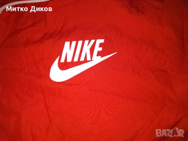 Nike Jacket Anorak Windbreaker марково като нова на Найк яке анорак леко размер Л, снимка 3 - Спортни дрехи, екипи - 42026825