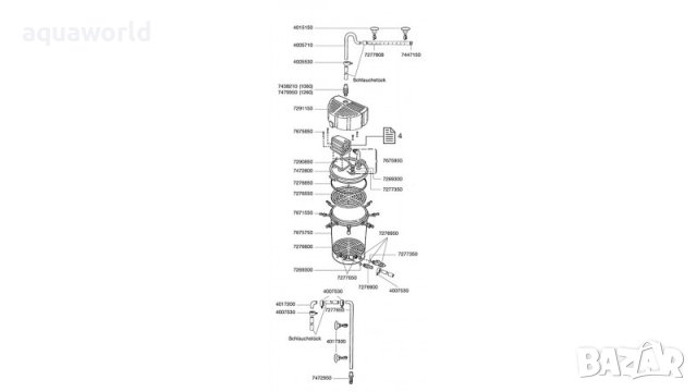 "ПРОМОЦИЯ" Външен филтър EHEIM Classic 1500 XL (без филтърна медия), снимка 3 - Оборудване за аквариуми - 39720258