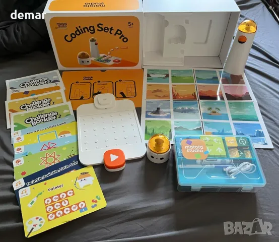 Робот MatataStudio за деца на възраст 4-10 години, програмируем робот, снимка 10 - Образователни игри - 47705677