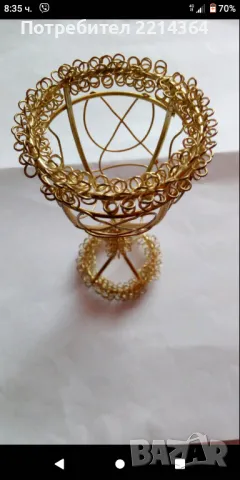 Ръчно направена поставка за яйце-Борец