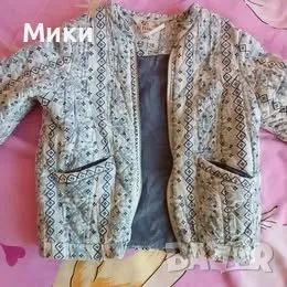 Детско яке за момиче пролет/есен - джинсово, дънково, памучно, детско ски яке Декатлон, снимка 2 - Други - 49206379