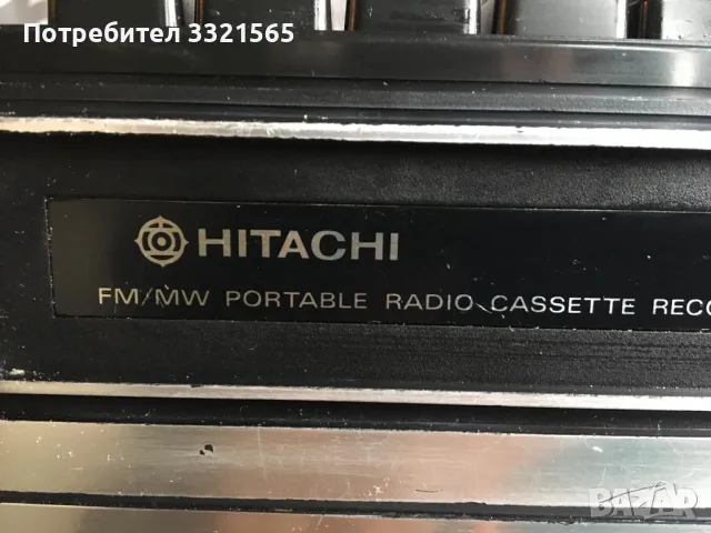 Касетофон Hitachi, снимка 3 - Радиокасетофони, транзистори - 48492971