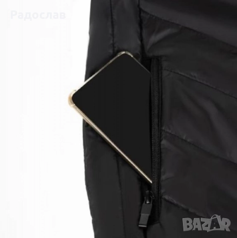 Електрическа жилетка с отопление HotVex USB Heated Vest – с 9 зони на отопление., снимка 3 - Якета - 52026956