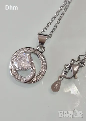 Сребърни колиета, снимка 4 - Колиета, медальони, синджири - 48273516