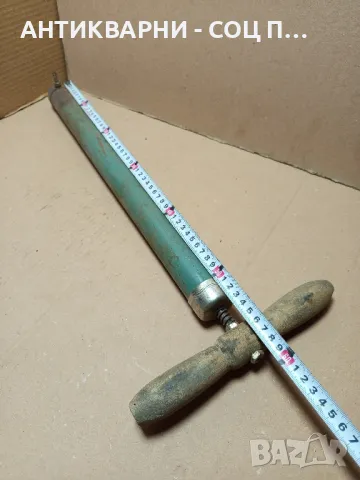 Соц Стара Ръчна Помпа., снимка 8 - Антикварни и старинни предмети - 49426412