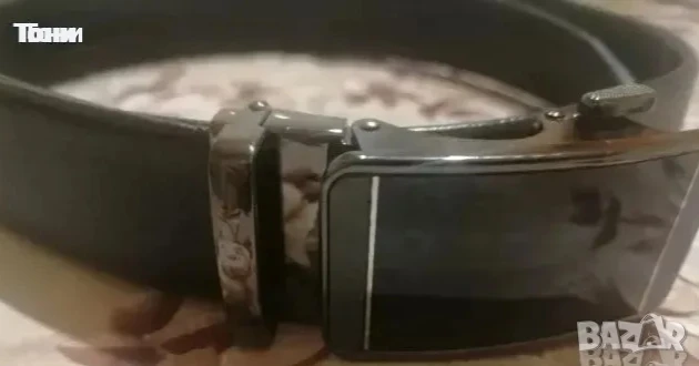 Нов Автоматичен Мъжки Кожен Колан 130см. , снимка 2 - Колани - 50778602