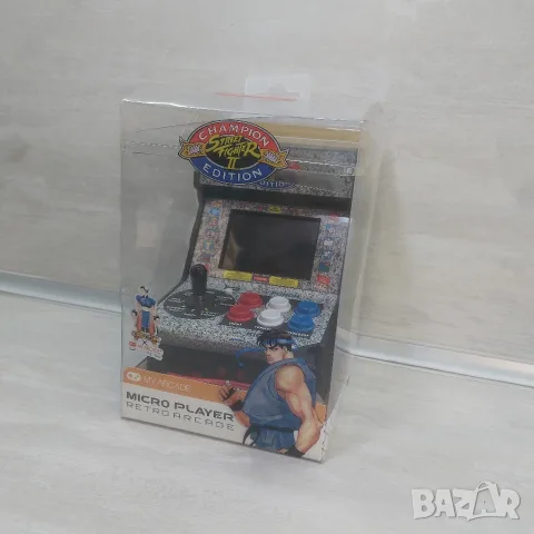 Мини Аркадна Конзола My Arcade Street Fighter II: Champion Edition (Micro Player) – За Колекционери, снимка 2 - Други игри и конзоли - 56155856