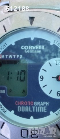 Corvett Germany Chronograph, снимка 5 - Мъжки - 41705369