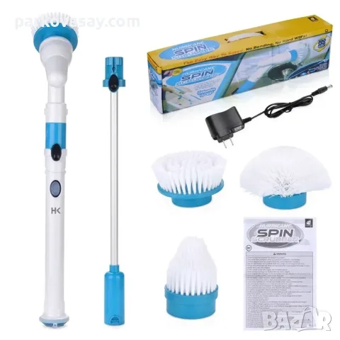 Въртяща електрическа четка за баня, Spin Scrubber, снимка 4 - Мопове, кофи, четки и метли - 55906084
