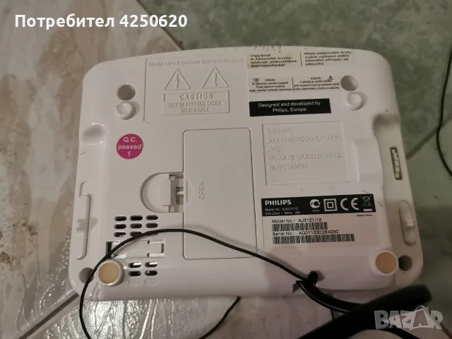 Радио часовник аларма Philips AJ 3121/12, снимка 5 - Радиокасетофони, транзистори - 56223953
