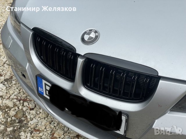 Двойни Бъбреци Решетки за BMW Е90/91 - 2005-2008 М3 визия БМВ Е90/91, снимка 4 - Части - 41912496