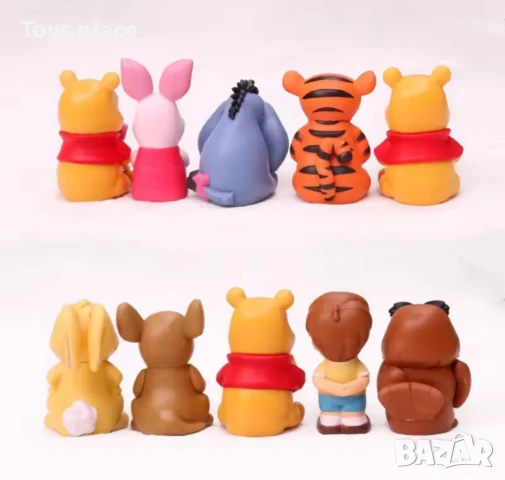 10бр фигурки Disney Мечо Пух и приятели , снимка 2 - Фигурки - 51054711