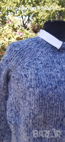 ръчно изплетен пуловер , снимка 3 - Жилетки - 51855461