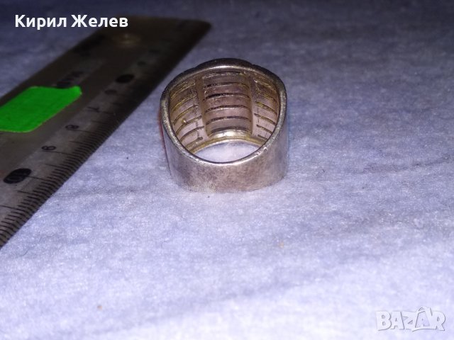 СКЪПОЦЕНЕН СРЕБЪРЕН АЖУРЕН ФЕШЪН АРТ ПРЪСТЕН СРЕБРО 925 с ФАСЕТИРАНИ МАРКАЗИТИ 21381, снимка 11 - Пръстени - 41388924