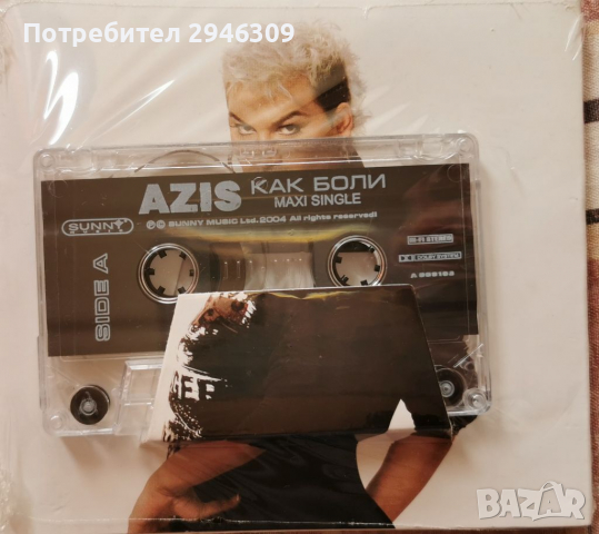 Азис - Как боли(2004)  CD, Maxi-Single, Multimedia CD + Cassette, снимка 2 - CD дискове - 36469976
