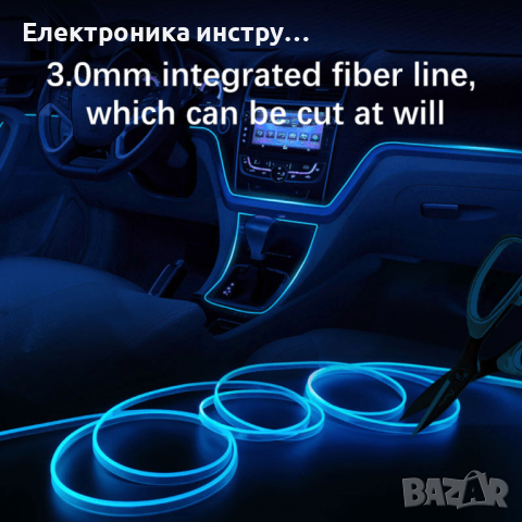 Лента за амбиентно осветление USB 3м, снимка 3 - Друга електроника - 44685869