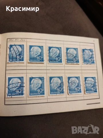 Theodor Heuss 1959. , снимка 12 - Филателия - 53471430