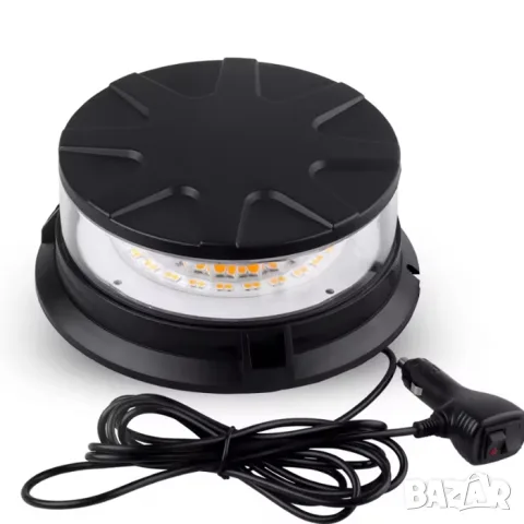 LED сигнална лампа маяк 51mm x 135mm 12-24V оранжева