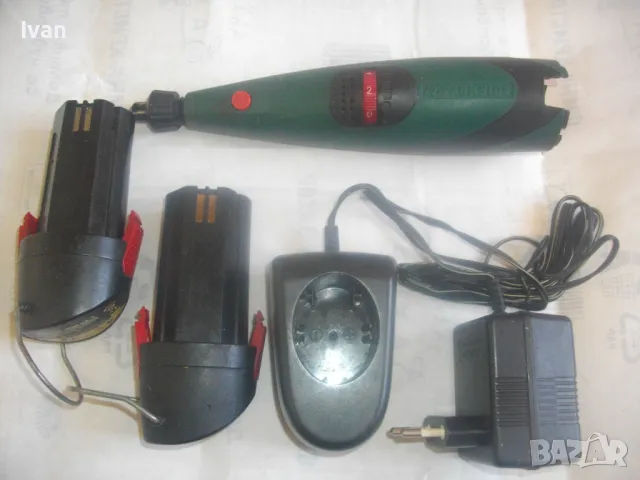 9,6V Parkside НЕМСКА АКУМУЛАТОРНА МИНИ ДРЕЛКА ШЛИФОВАЛКА С 2 БАТЕРИИ И ЗАРЯДНО, снимка 4 - Други инструменти - 50414918