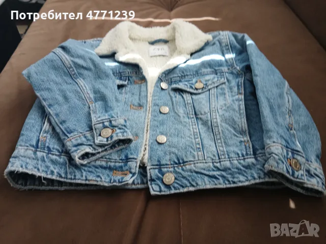 Дънково детско  подплатено яке на Zara