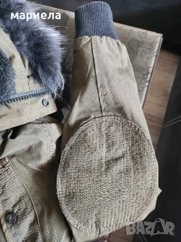 късо яке в войнишко зелено , снимка 8 - Якета - 47431956