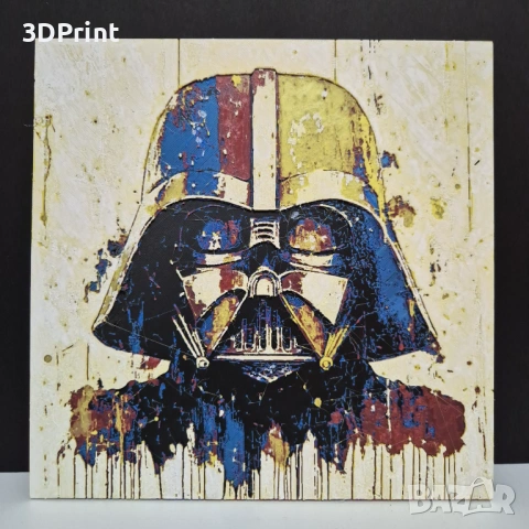 Дарт Вейдър - 3D релефна картина, ръчна изработка, Акрил, снимка 2 - Картини - 53749555