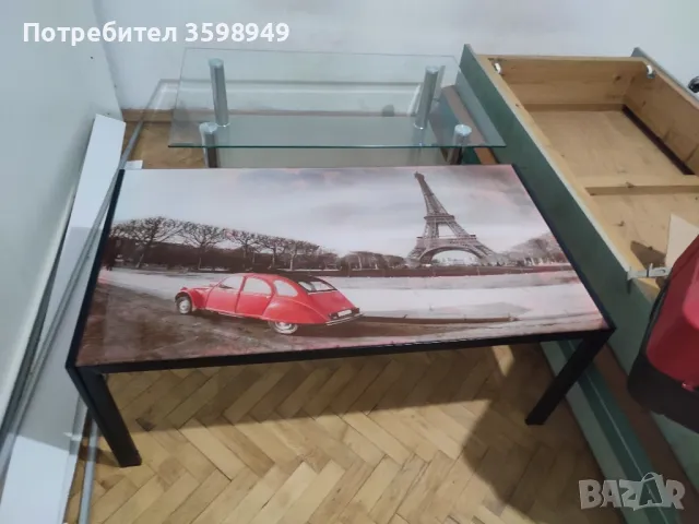 холни маси стъклени 2бр - НОВИ, снимка 4 - Градински мебели, декорация  - 47528620