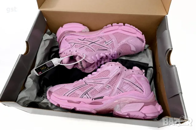 Уникални Дамски Balenciag Pink Runner Edition Маратонки Дамски , снимка 10 - Маратонки - 49995276