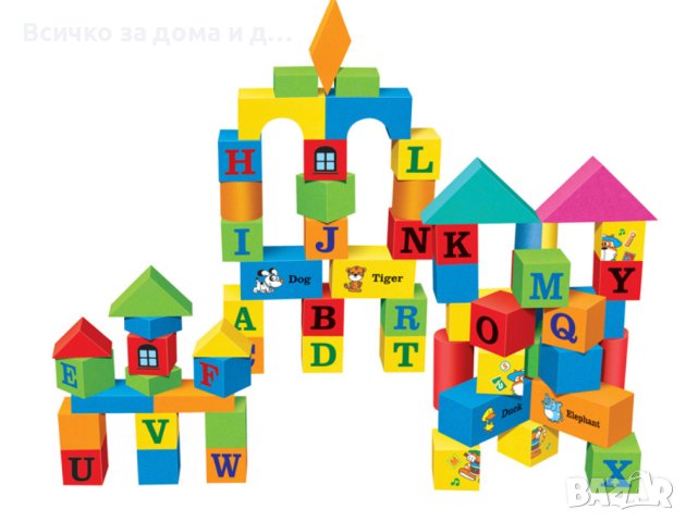 Играчка пъзел с блокчета за строене, снимка 6 - Игри и пъзели - 42667117