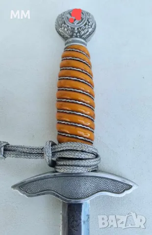 Параден немски офицерски кортик, ( нож , сабя ), снимка 6 - Антикварни и старинни предмети - 50410848