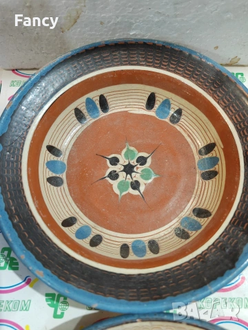 Ръчно рисувани керамични съдове, снимка 3 - Антикварни и старинни предмети - 53155718