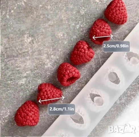 Молд малини, снимка 9 - Форми - 53521479