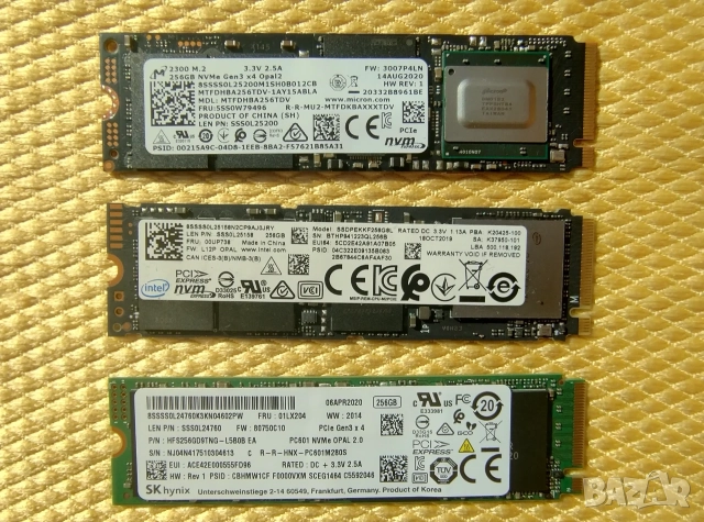 NVMe SSD бърз диск 256 GB, снимка 2 - Твърди дискове - 55593349
