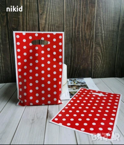 10 бр едноцветни торбички за сладки подарък рожден ден парти, снимка 3 - Други - 42795467