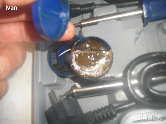 Нов Немски К-т Ел. Поялници 2 бр/Тенол/Колофон/Медна Тел-80W/25W-KING CRAFT-Кинг Крафт-В Куфар, снимка 10 - Поялници и запояване - 44650725