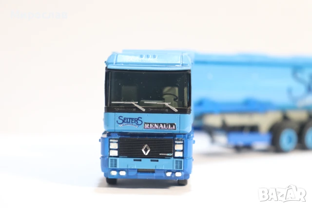ALBEDO H0 1/87 RENAULT MAGNUM ЦИСТЕРНА КАМИОН МОДЕЛ ТИР, снимка 4 - Колекции - 50749435