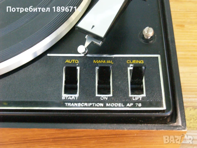 Грамофон Garrard AP 76, снимка 3 - Грамофони - 50927292