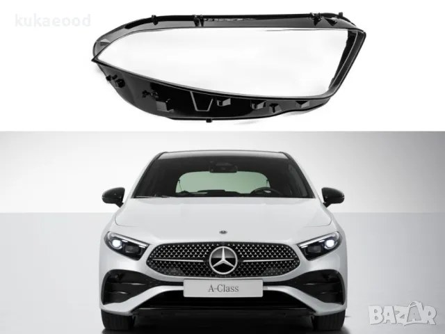 Стъкло за фар на Mercedes A-Class W177, снимка 5 - Части - 47546540