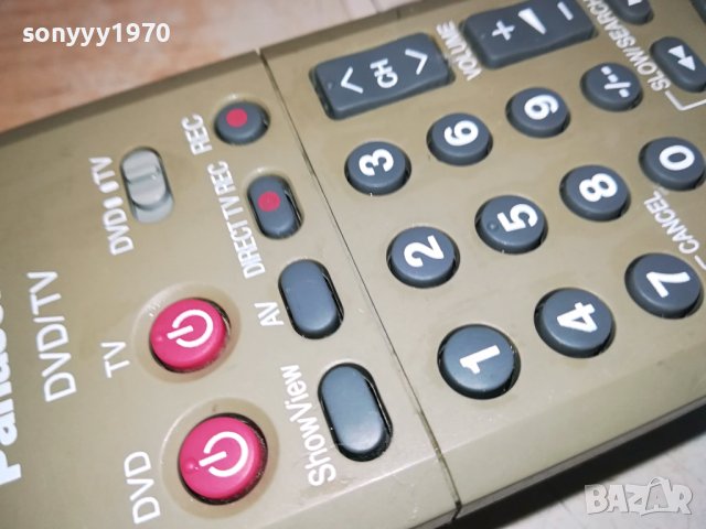 PANASONIC DVD/TV REMOTE CONTROL-ВНОС SWISS 2302241601, снимка 4 - Дистанционни - 44434599
