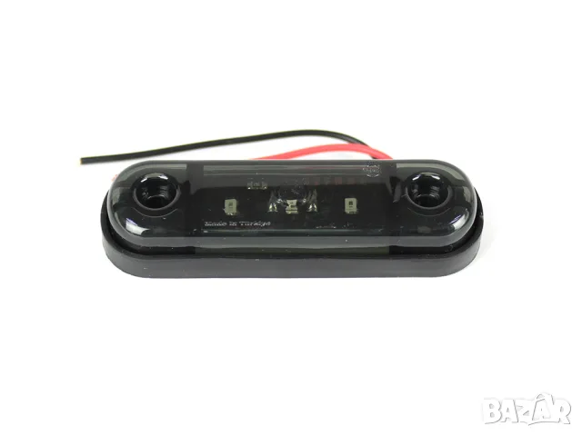 LED габарит 3 LED 88 mm 12-24V с червена светлина