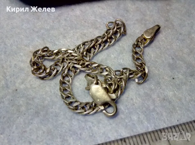 СТИЛНА СРЕБЪРНА ГРИВНА СРЕБРО 925 ЗДРАВА КЛАСИЧЕСКА ПЛЕТКА 47513, снимка 7 - Гривни - 49551490