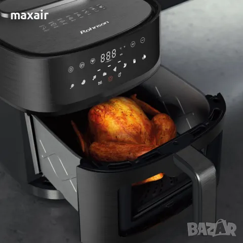 Фритюрник Airfryer Rohnson R-2858 SmartChef XL 2 Wi-Fi * Безплатна доставка * Гаранция 2 години , снимка 10 - Фритюрници - 47299149