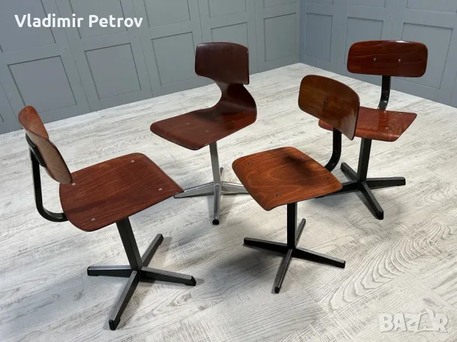 Винтидж детски столове Н048, снимка 8 - Столове - 56019144