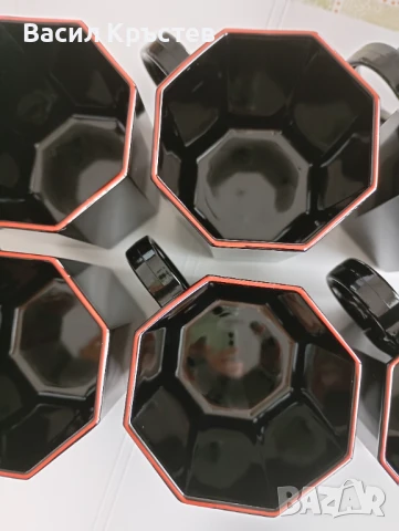 Френски сервиз за кафе 80-те г., - Коледни лампички, - и Картини - худ. Марияна Зографова, снимка 6 - Други стоки за дома - 47595842